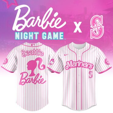 Premium MLB Seattle Mariners X Barbie Baseball Jersey