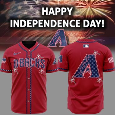 Premium MLB Arizona Diamondbacks Happy Independence Day Baseball Jersey