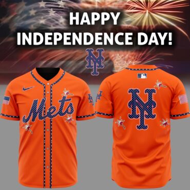 Premium MLB New York Mets Happy Independence Day Baseball Jersey