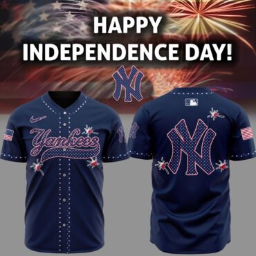 Premium MLB New York Yankees Happy Independence Day Baseball Jersey