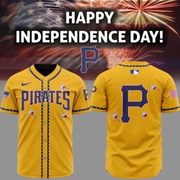 Premium MLB Pittsburgh Pirates Happy Independence Day Baseball Jersey