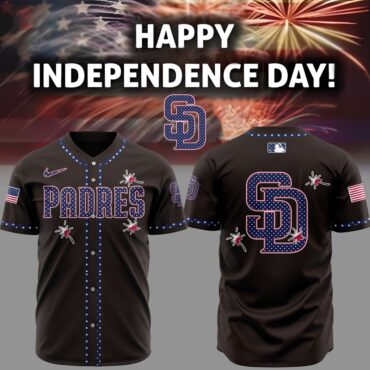 Premium MLB San Diego Padres Happy Independence Day Baseball Jersey