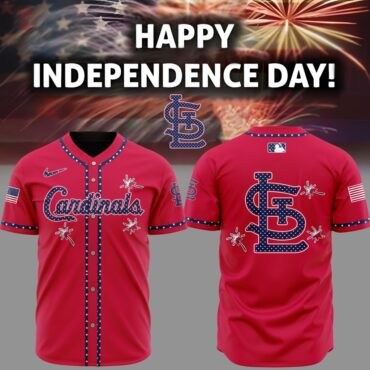 Premium MLB St. Louis Cardinals Happy Independence Day Baseball Jersey