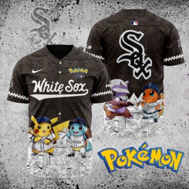 Premium MLB Chicago White Sox X Pokemon Baseball Jersey