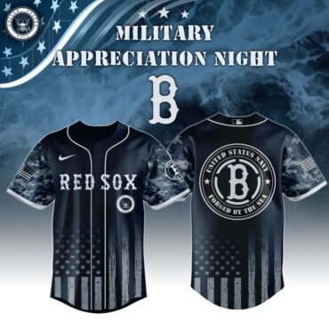 Premium MLB Boston Red Sox Navy Military Appreciation Baseball Jersey