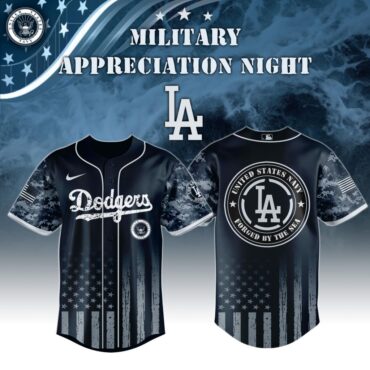 Premium MLB Los Angeles Dodgers Navy Military Appreciation Baseball Jersey