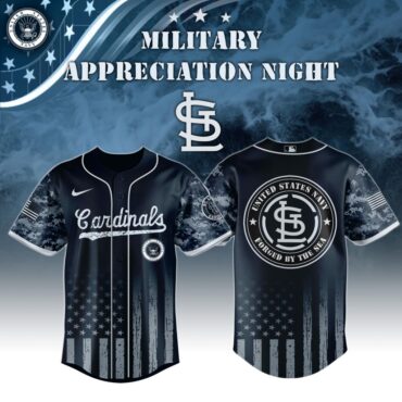 Premium MLB St. Louis Cardinals Navy Military Appreciation Baseball Jersey