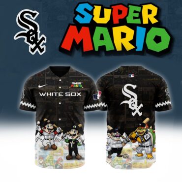 Premium MLB Chicago White Sox X Super Mario Baseball Jersey