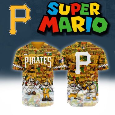 Premium MLB Pittsburgh Pirates X Super Mario Baseball Jersey