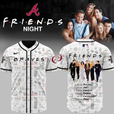 Premium MLB Atlanta Braves X Friends Baseball Jersey
