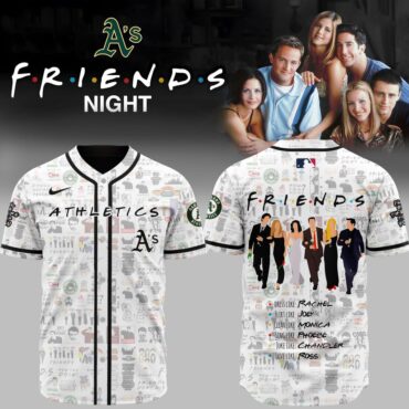 Premium MLB Oakland Athletics X Friends Baseball Jersey