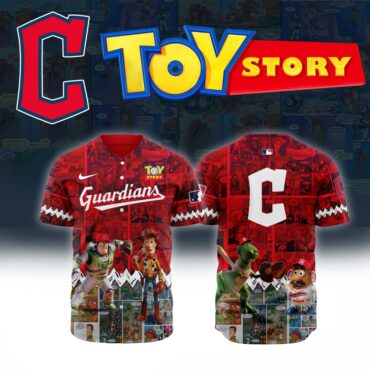 Premium MLB Cleveland Guardians X Toy Story Baseball Jersey