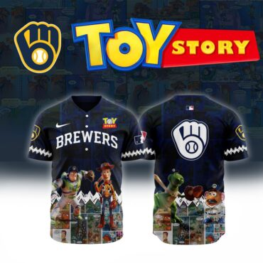 Premium MLB Milwaukee Brewers X Toy Story Baseball Jersey