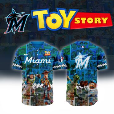 Premium MLB Miami Marlins X Toy Story Baseball Jersey