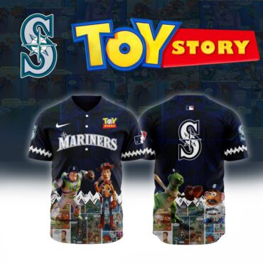 Premium MLB Seattle Mariners X Toy Story Baseball Jersey