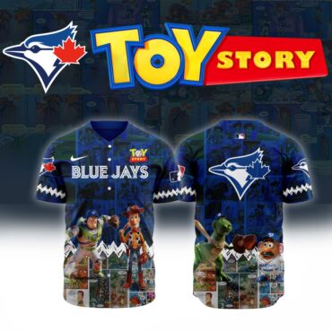 Premium MLB Toronto Blue Jays X Toy Story Baseball Jersey