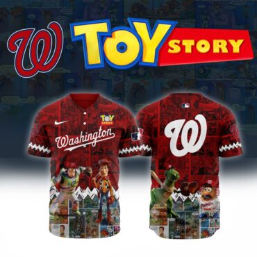 Premium MLB Washington Nationals X Toy Story Baseball Jersey