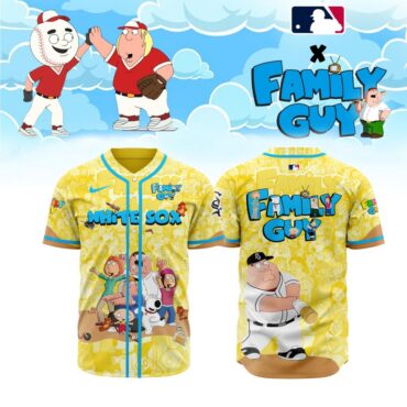 Premium MLB Chicago White Sox X Family Guy Baseball Jersey