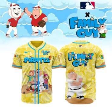 Premium MLB Pittsburgh Pirates X Family Guy Baseball Jersey