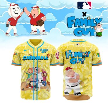 Premium MLB St. Louis Cardinals X Family Guy Baseball Jersey