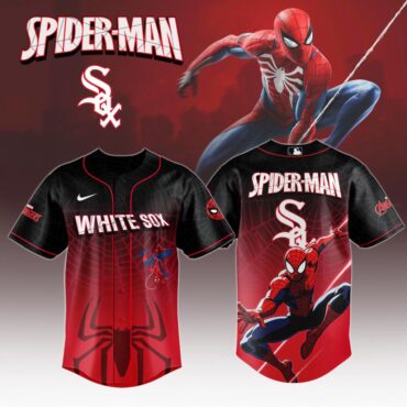Premium MLB Chicago White Sox X Spider-Man Baseball Jersey