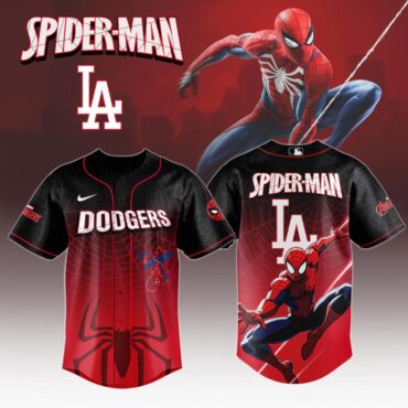 Premium MLB Los Angeles Dodgers X Spider-Man Baseball Jersey