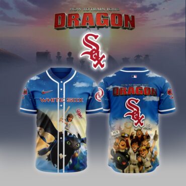 Premium MLB Chicago White Sox X How To Train Your Dragon Baseball Jersey