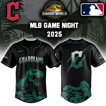 Cleveland Guardians x MLB Jurassic World Baseball Jersey