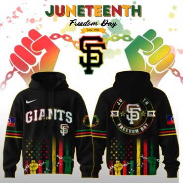 San Francisco Giants MLB x Juneteenth Freedom Day Edition Hoodie 2025