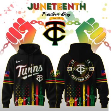 Minnesota Twins MLB x Juneteenth Freedom Day Edition Hoodie 2025