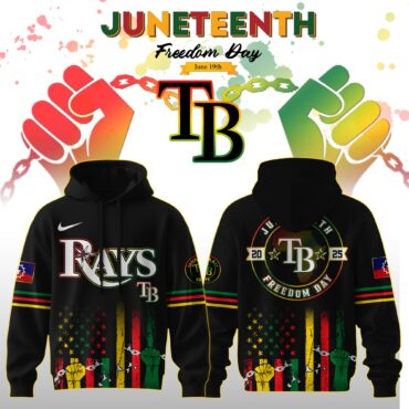 Tampa Bay Rays MLB x Juneteenth Freedom Day Edition Hoodie 2025