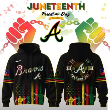 Atlanta Braves MLB x Juneteenth Freedom Day Edition Hoodie 2025