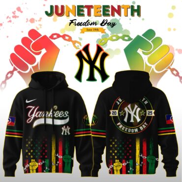New York Yankees MLB x Juneteenth Freedom Day Edition Hoodie 2025
