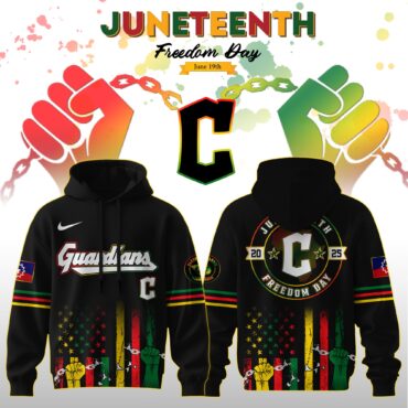 Cleveland Guardians MLB x Juneteenth Freedom Day Edition Hoodie 2025