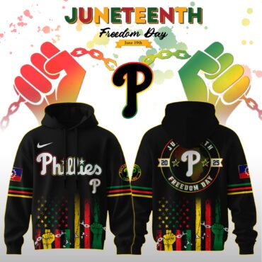 Philadelphia Phillies MLB x Juneteenth Freedom Day Edition Hoodie 2025