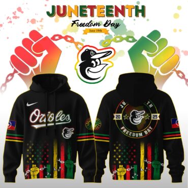Baltimore Orioles MLB x Juneteenth Freedom Day Edition Hoodie 2025