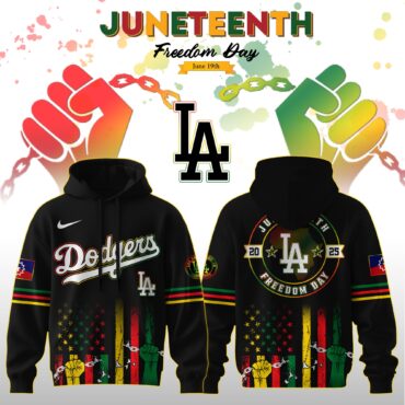 Los Angeles Dodgers MLB x Juneteenth Freedom Day Edition Hoodie 2025