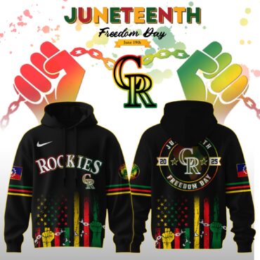 Colorado Rockies MLB x Juneteenth Freedom Day Edition Hoodie 2025