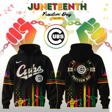 Chicago Cubs MLB x Juneteenth Freedom Day Edition Hoodie 2025