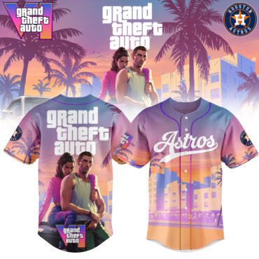 Houston Astros MLB x Grand Theft Auto Baseball Jersey