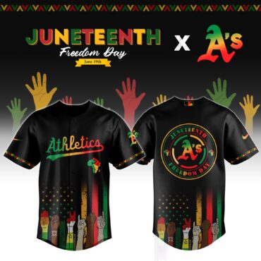 Oakland Athletics MLB x Juneteenth Baseball Jersey 2025