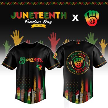 Milwaukee Brewers MLB x Juneteenth Baseball Jersey 2025