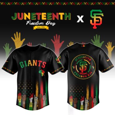 San Francisco Giants MLB x Juneteenth Baseball Jersey 2025