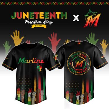 Miami Marlins MLB x Juneteenth Baseball Jersey 2025