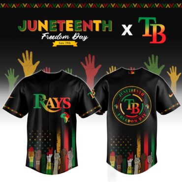 Tampa Bay Rays MLB x Juneteenth Baseball Jersey 2025