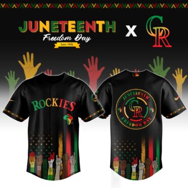 Colorado Rockies MLB x Juneteenth Baseball Jersey 2025