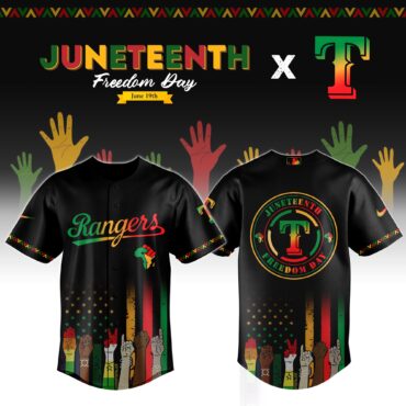 Texas Rangers MLB x Juneteenth Baseball Jersey 2025