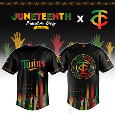 Minnesota Twins MLB x Juneteenth Baseball Jersey 2025