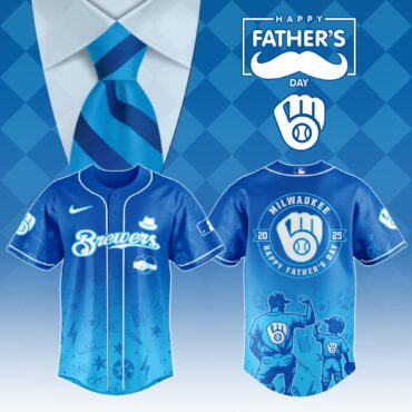 Milwaukee Brewers Special Father’s Day Limited Edition Jersey