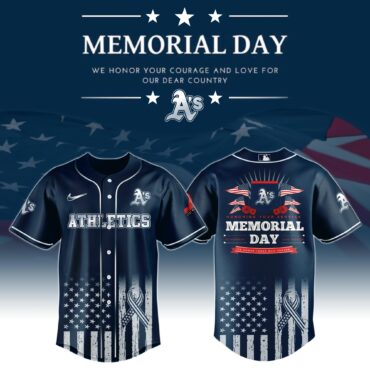 Oakland Athletics Special Memorial Day Limited Edition Jersey